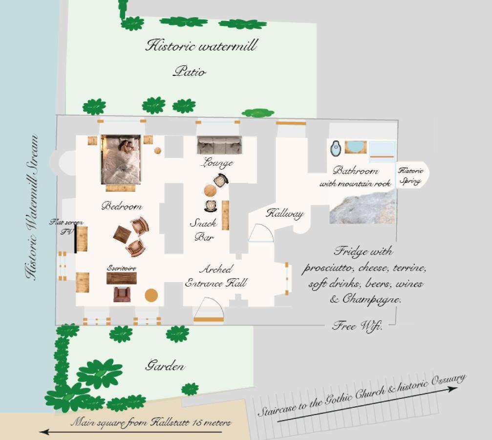 Living History (Adults Only) Apartment Hallstatt Luaran gambar
